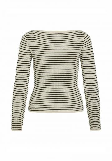 Пуловер в полоску