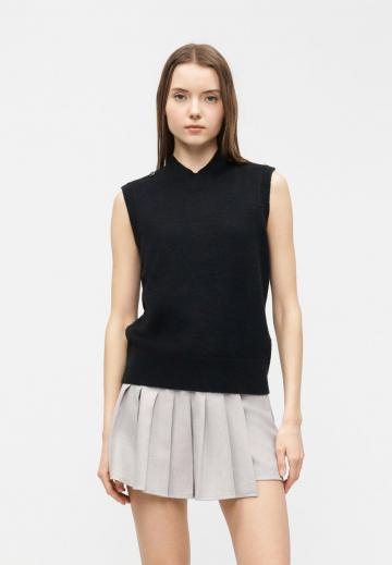 Пуловер без рукавов