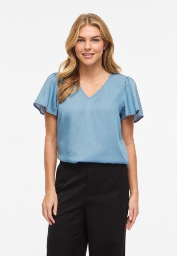 Джинсовая блузка