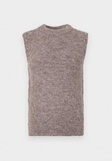 Пуловер без рукавов