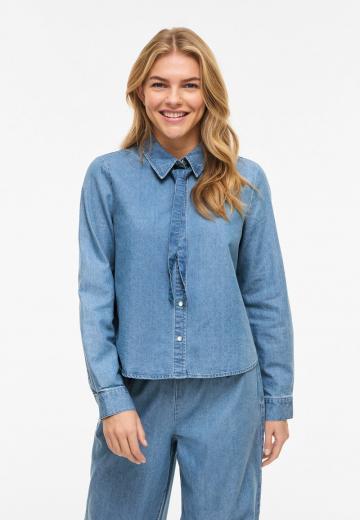 Джинсовая блузка