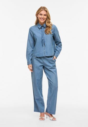 Джинсовая блузка