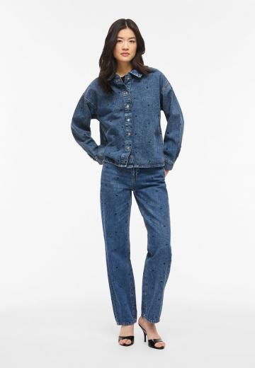 Джинсовая блузка