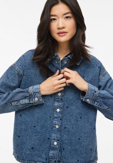 Джинсовая блузка