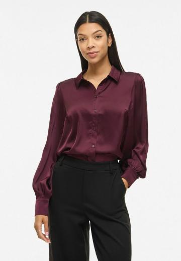 Атласная блузка