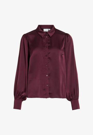Атласная блузка