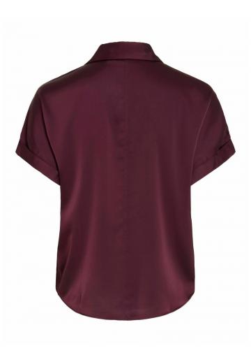 Атласная блузка