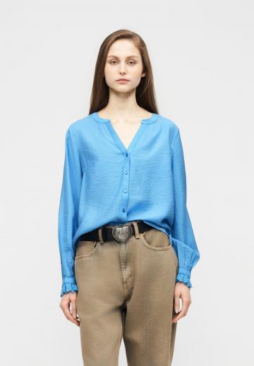 Атласная блузка