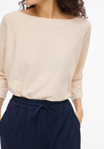 Пуловер с рукавом три четверти