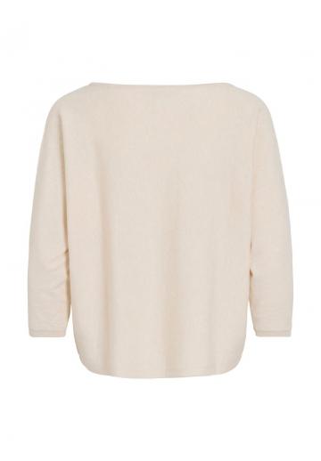 Пуловер с рукавом три четверти