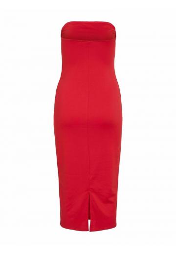 Платье без бретелек