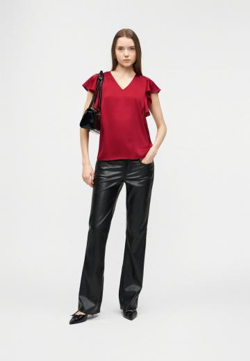 Атласная блузка