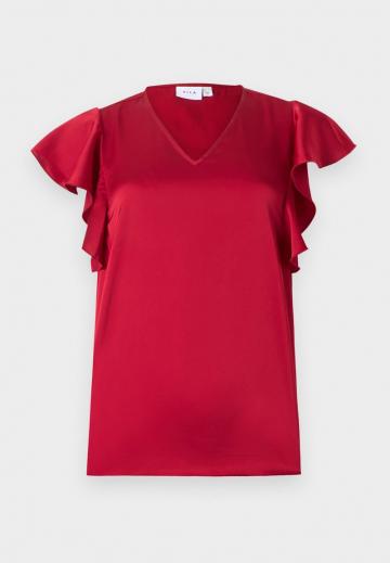 Атласная блузка