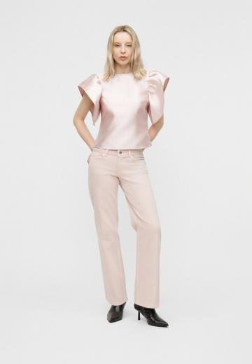 Атласная блузка