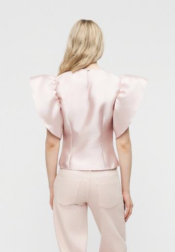 Атласная блузка