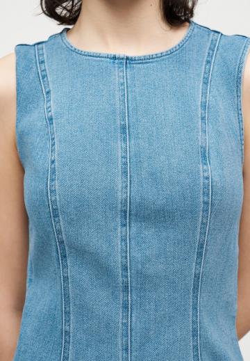 Джинсовое платье