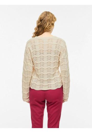 Пуловер в полоску