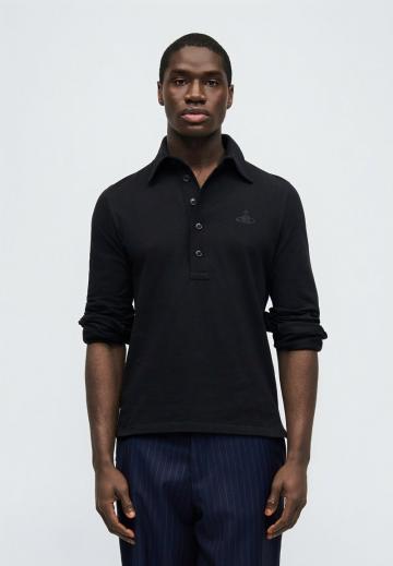 Поло с длинным рукавом