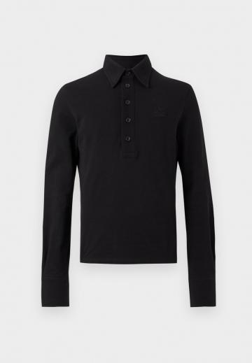 Поло с длинным рукавом