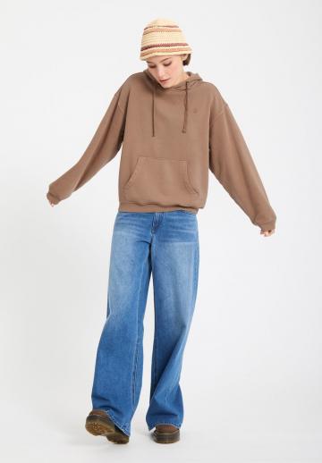 Пуловер с капюшоном