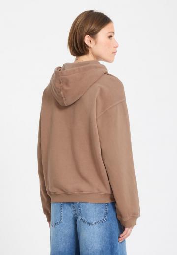 Пуловер с капюшоном