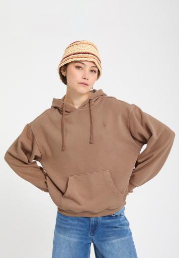 Пуловер с капюшоном