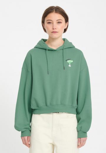 Пуловер с капюшоном