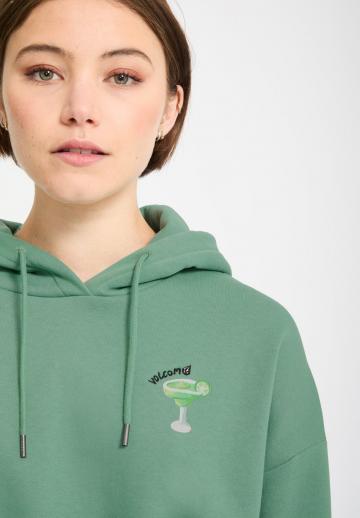 Пуловер с капюшоном