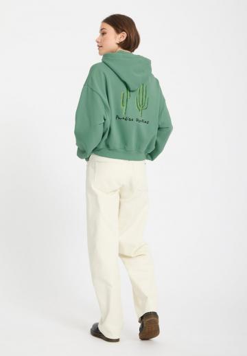 Пуловер с капюшоном