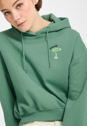 Пуловер с капюшоном