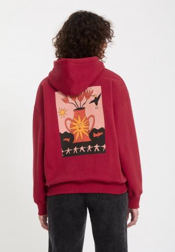 Пуловер с капюшоном