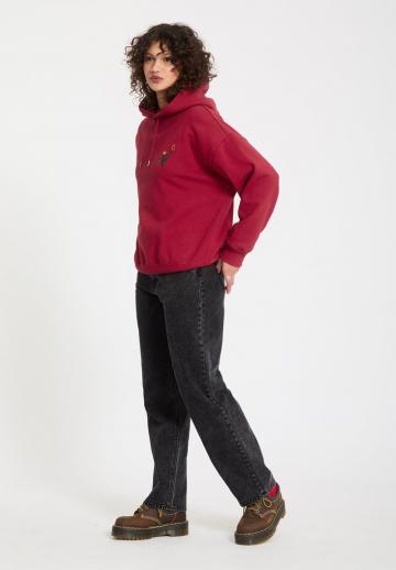 Пуловер с капюшоном