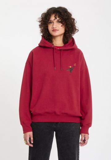 Пуловер с капюшоном