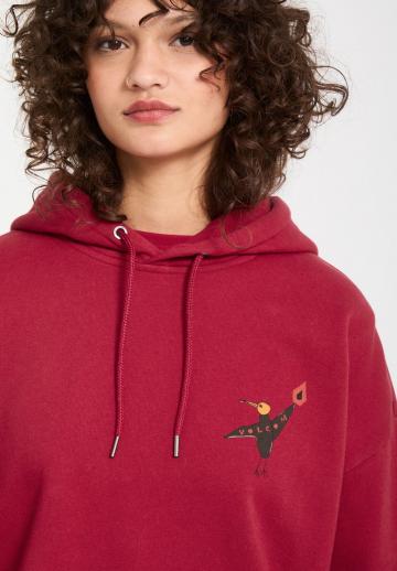 Пуловер с капюшоном