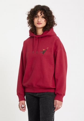 Пуловер с капюшоном