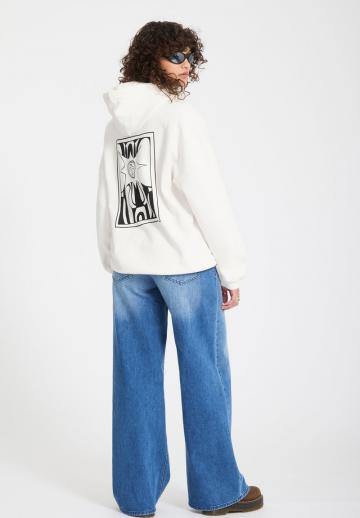 Пуловер с капюшоном