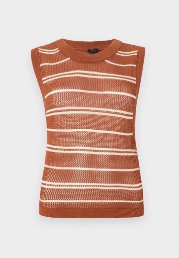 Пуловер без рукавов