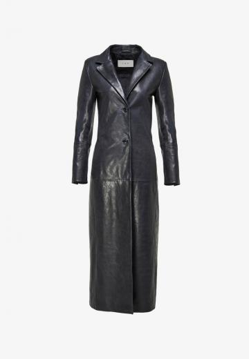 Кожаное пальто