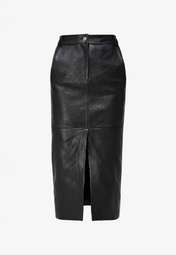 Кожаная юбка