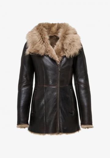 Кожаное пальто