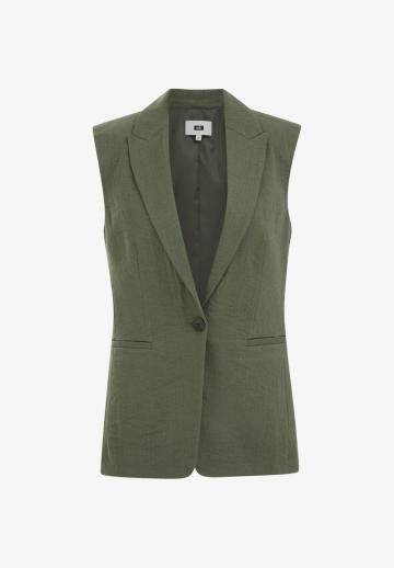 Длинный жилет