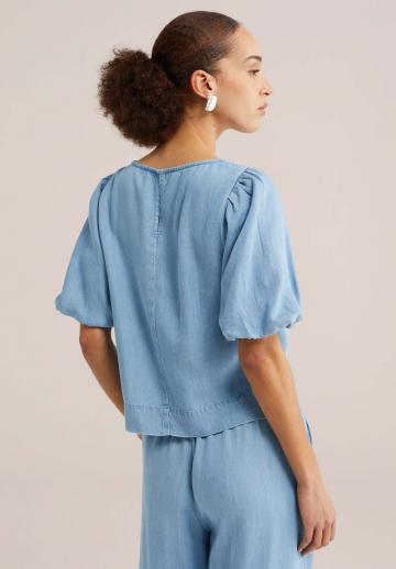 Джинсовая блузка