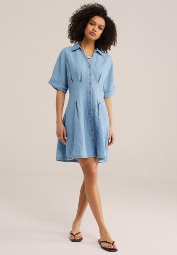 Джинсовое платье