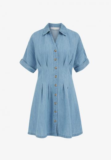 Джинсовое платье