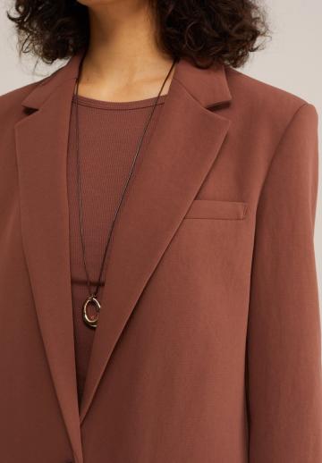 Длинный блейзер