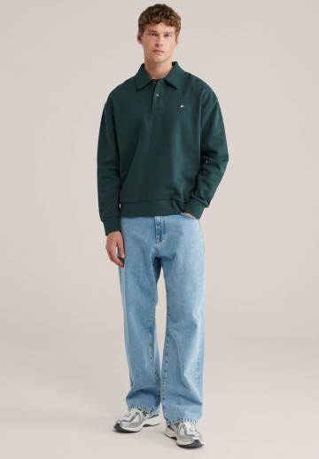 Поло с длинным рукавом