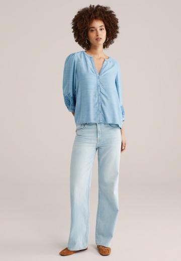 Джинсовая блузка