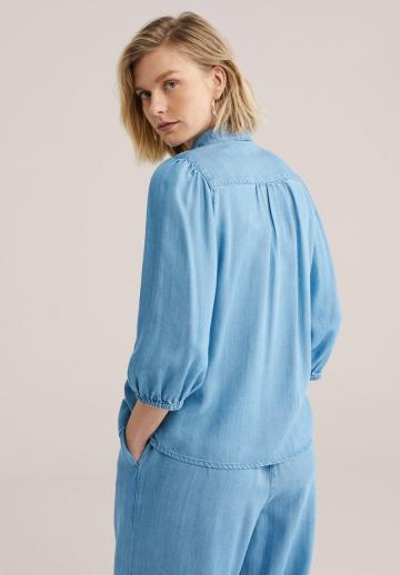 Джинсовая блузка