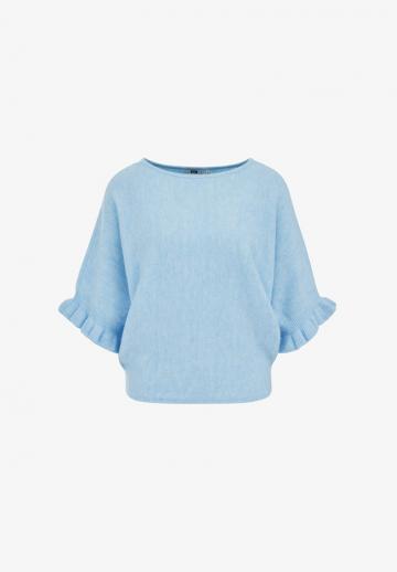 Пуловер с рукавом три четверти