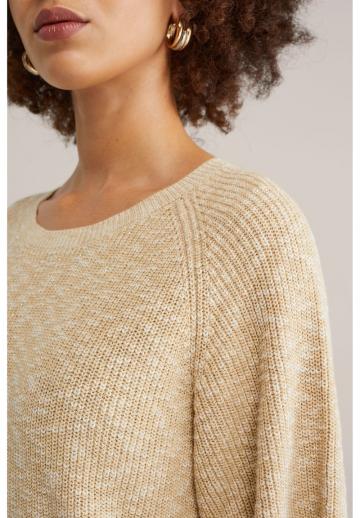 Пуловер с рукавом три четверти